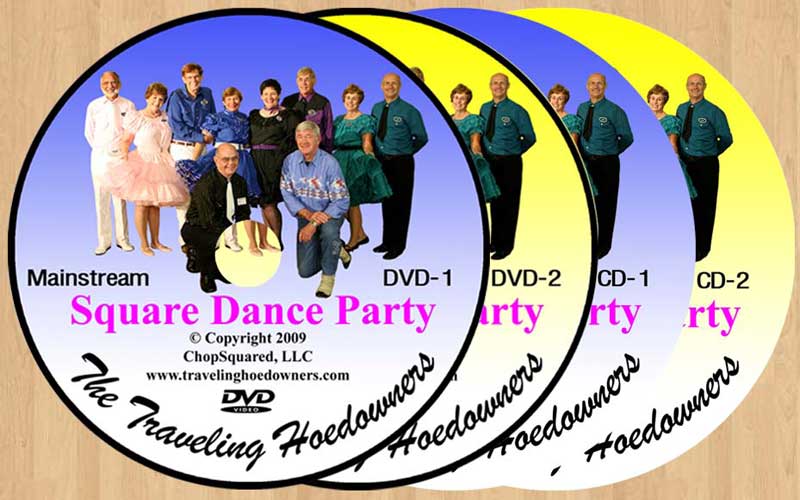 Square Dance Party DVDs (2) and CDs (2)